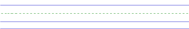 More lowercase A practice line