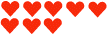 8 hearts
