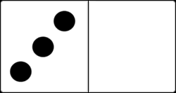 3  dots domino