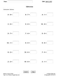 Subtraction - Online Math 2 - (horizontal)